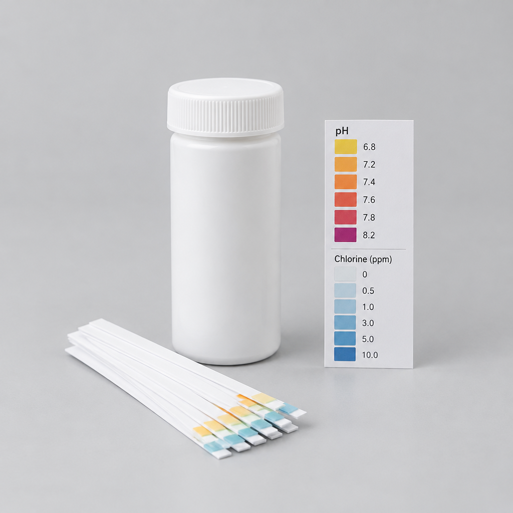 Clarivex 318 pH & Chlorine Test Strips, 50-Pack