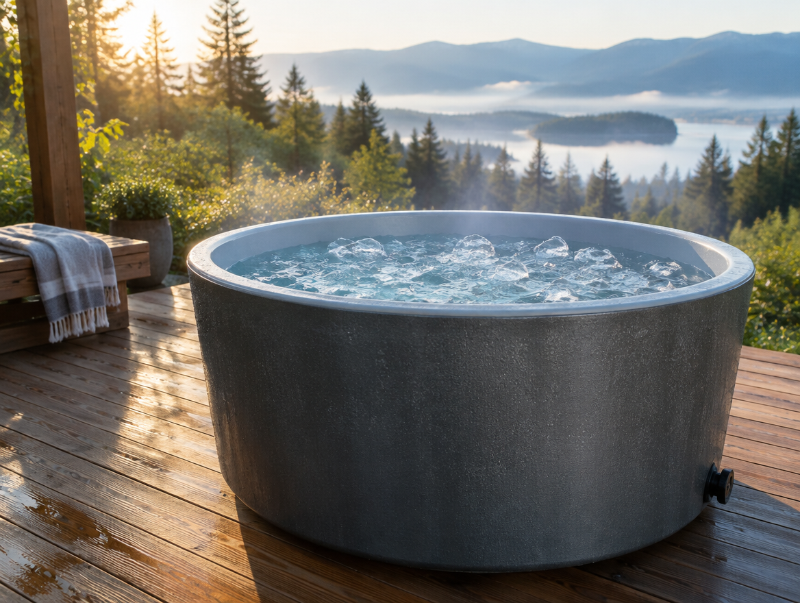 Nordbrisk 835 Manual Cold Plunge Tub, Ice or Water Fill